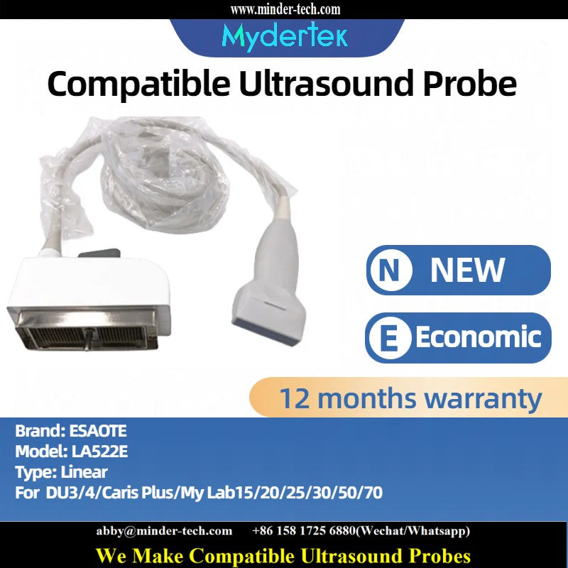 Compatible Esaote LA522E ultrasound probe Ultrasonic transducer linear Probe