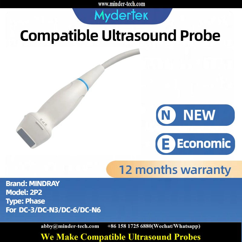 Compatible MINDRAY 2P2 ultrasound probe Ultrasonic transducer Phase Probe