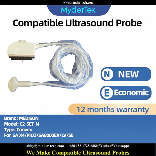 Compatible Medison C2-5ET-N ultrasound probe Ultrasonic transducer Convex Probe