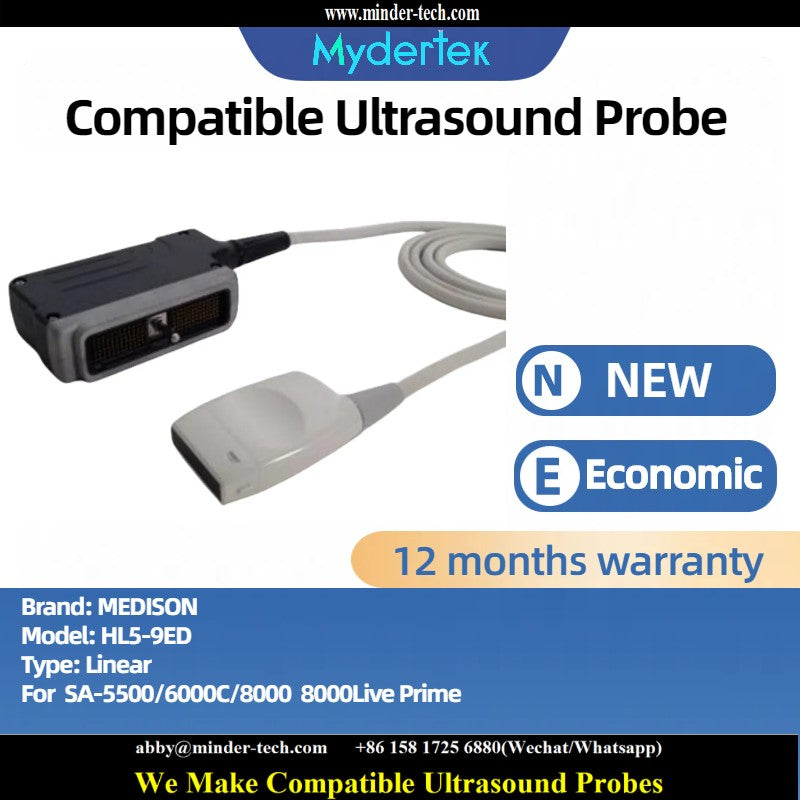 Compatible MEDISON HL5-9ED ultrasound probe Ultrasonic transducer Linear Probe