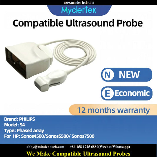 Compatible Philips S4 ultrasound probe Ultrasonic transducer Phased array Probe