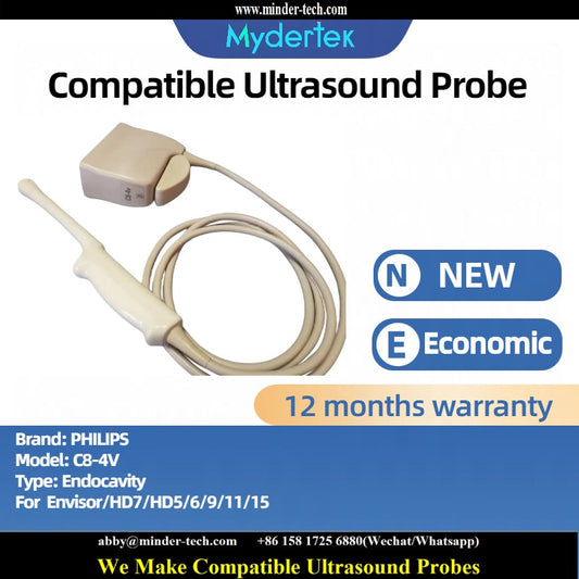 Compatible Philips C8-4v ultrasound probe Ultrasonic transducer Endocavity Probe