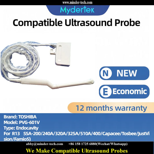 Compatible Toshiba PVG-601V ultrasound probe Ultrasonic transducer Endocavity Probe